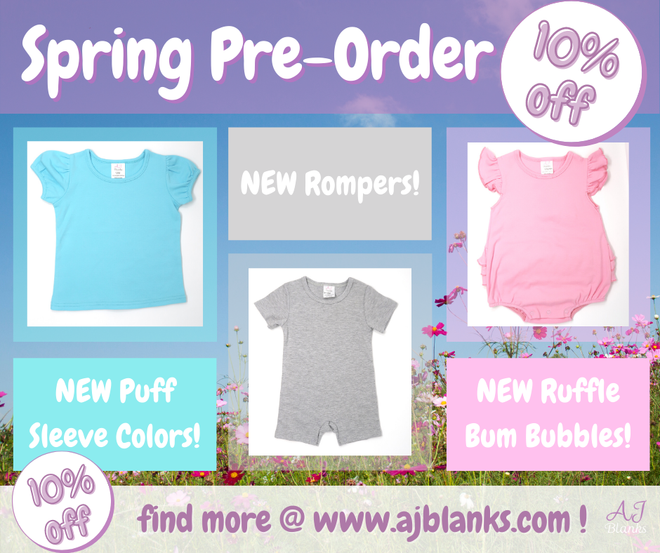 AJ BLANKS PRE-ORDER