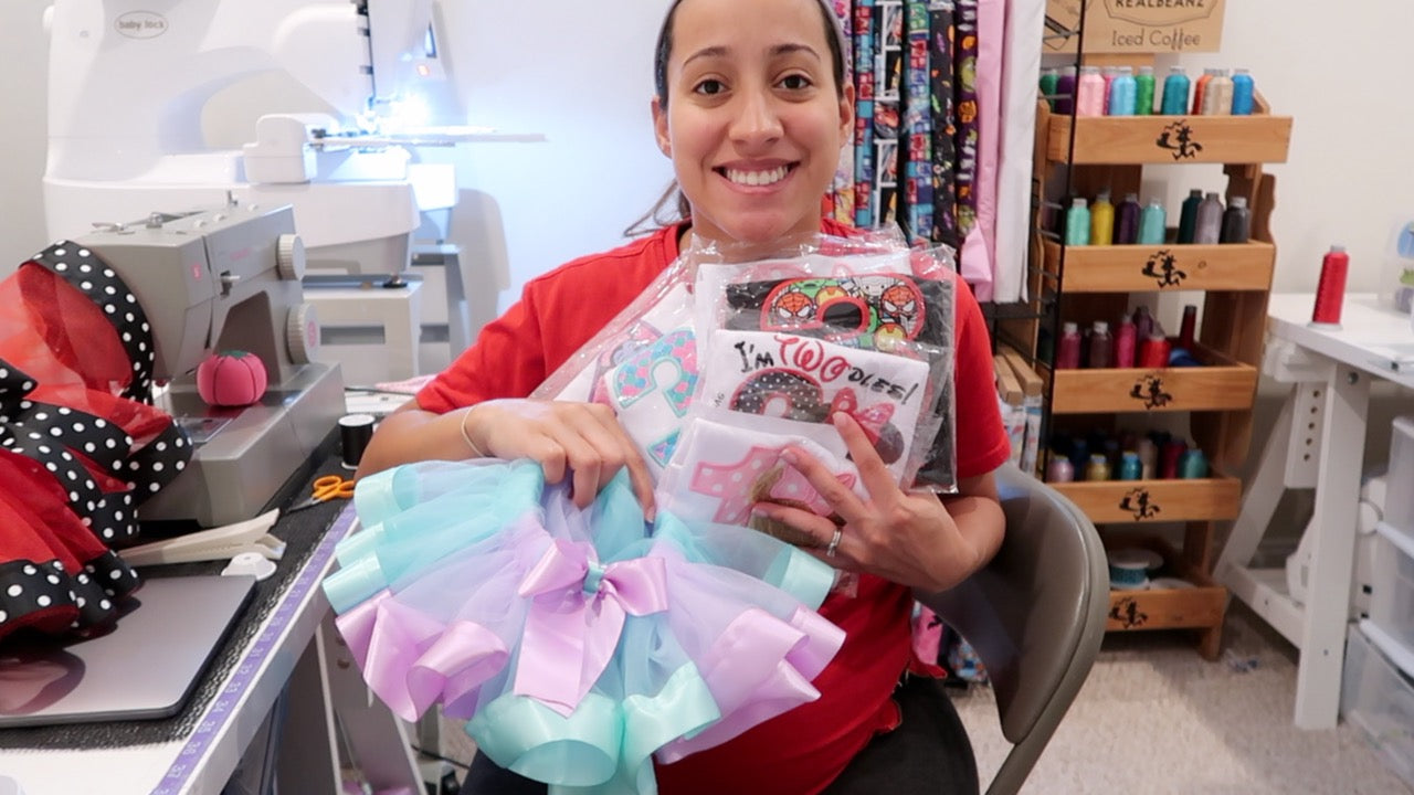 EMBROIDERING & SHIPPING! Shirts, Tutus & Cricut! Work Motivation Embroidery Business
