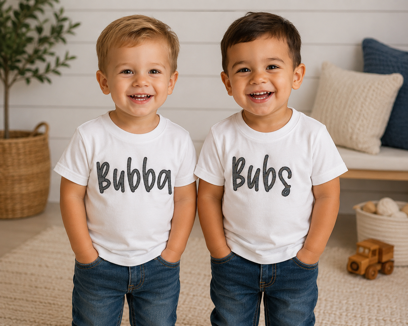 Boys Bubba Embroidered Shirt