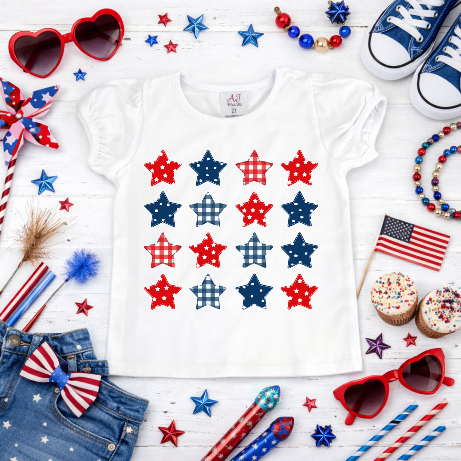 Girls USA Stars Shirt