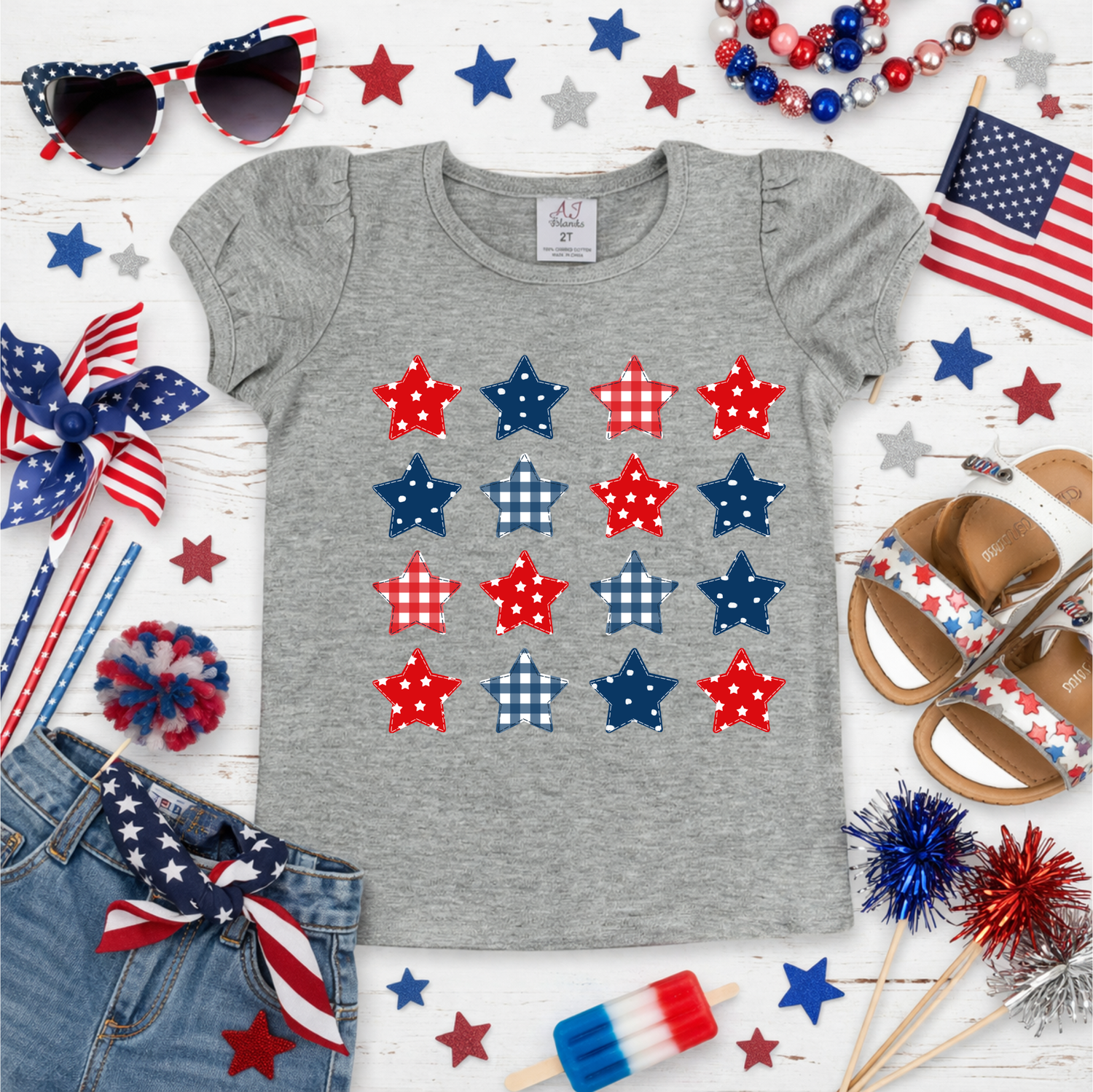 Girls USA Stars Shirt